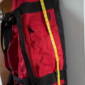 Red and Black unisex Duffel Bag